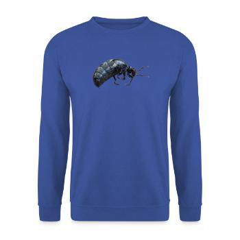 Insecte coléoptère - Sweat-shirt Unisexe - bleu royal - Devant - Alina (178cm) & Michal (187cm)