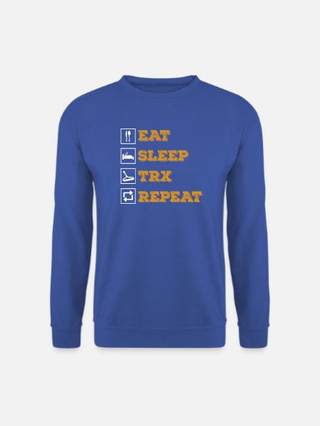 Eat Sleep TRX Wiederholung - Unisex Pullover - Royalblau