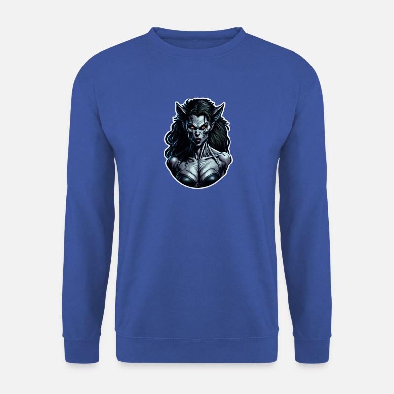 Vampirische Nachtjägerin - Unisex Pullover - Royalblau
