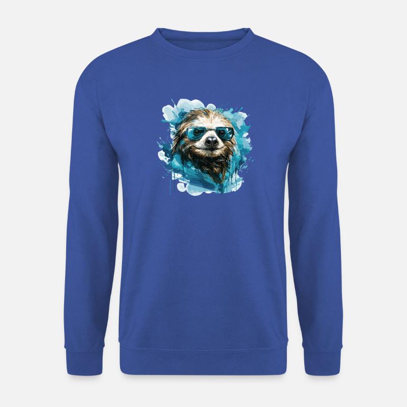 Sonnenbrillen Faultier Aquawash - Unisex Pullover - Royalblau