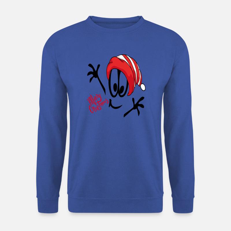 Weihnachtsmann Merry Christmas Comic - Unisex Pullover - Royalblau