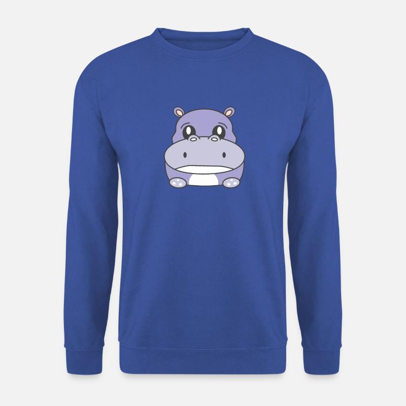 Sad Hippo - Unisex Sweatshirt - royal blue