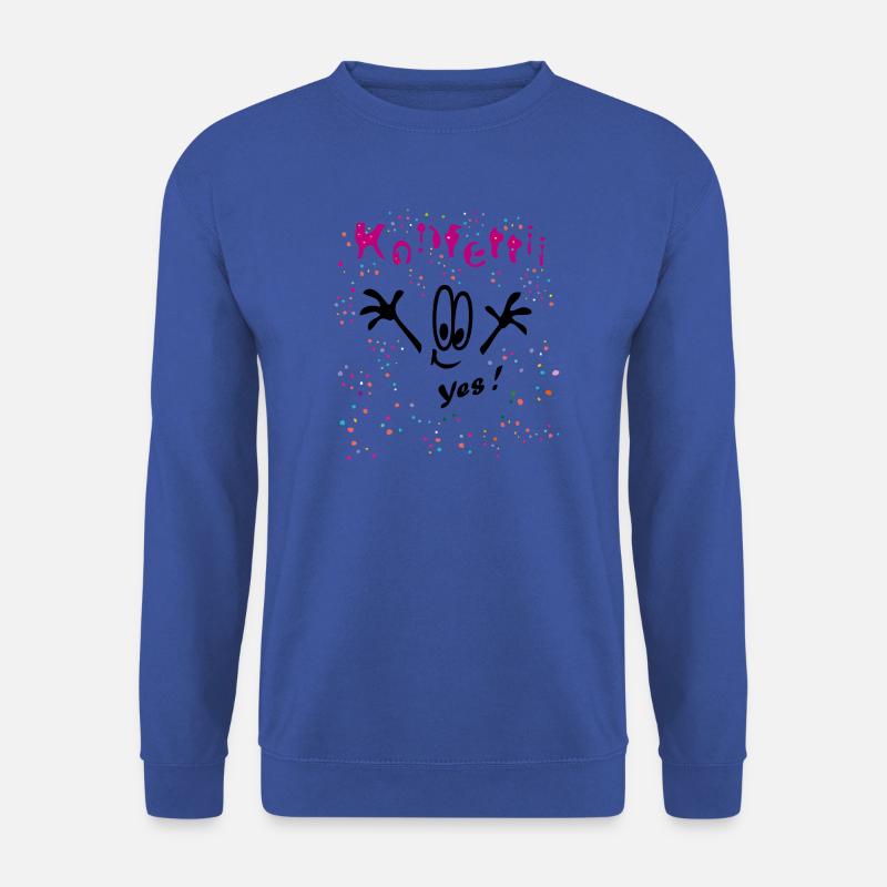 Confetti Carnival Comic - Unisex Sweatshirt - royal blue