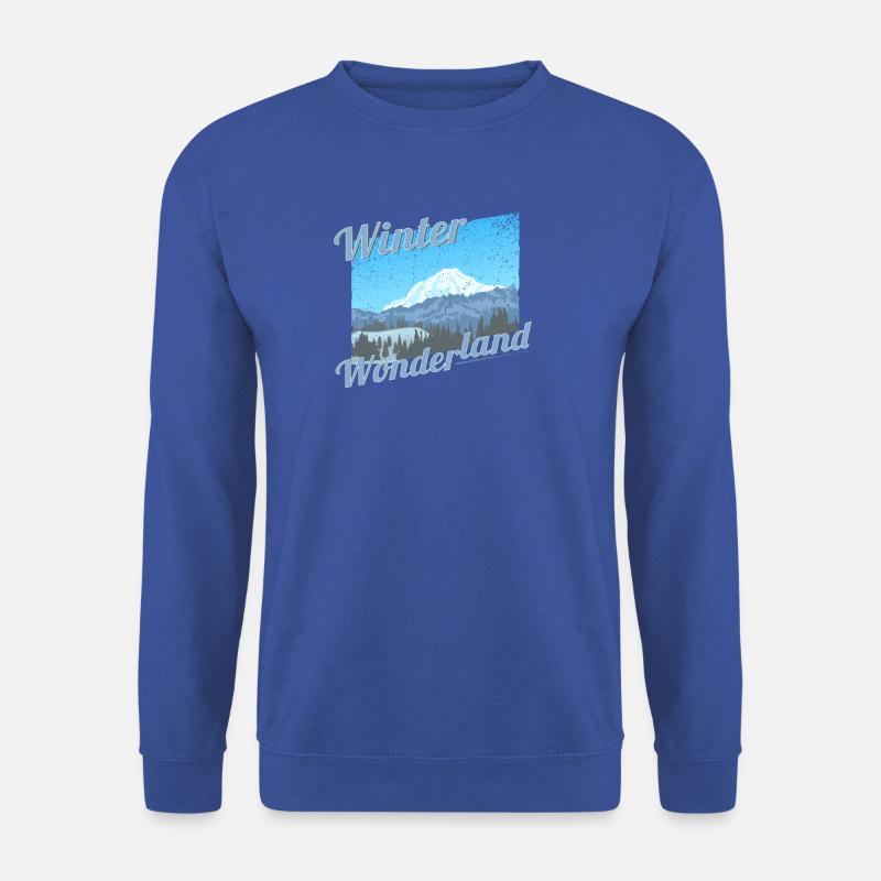 Winter Wonderland | Winterlandschaft - Unisex Pullover - Royalblau