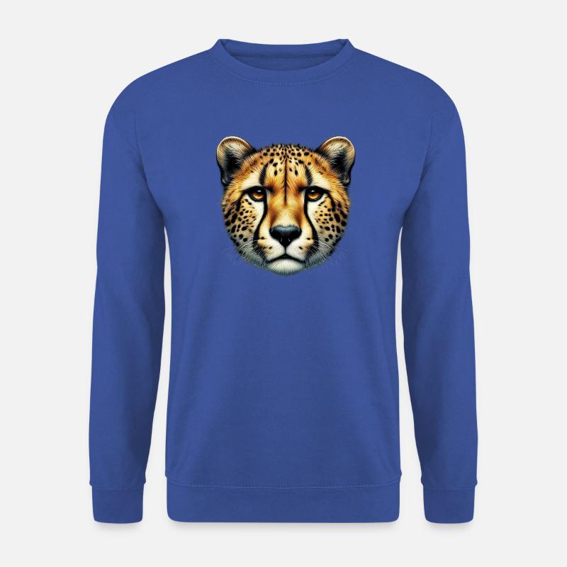 Guépard - Sweat-shirt Unisexe - bleu royal