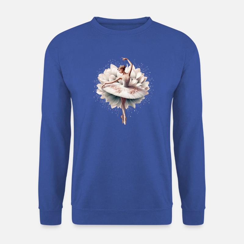 Ballet dancer with tutu - Unisex Sweatshirt - royal blue