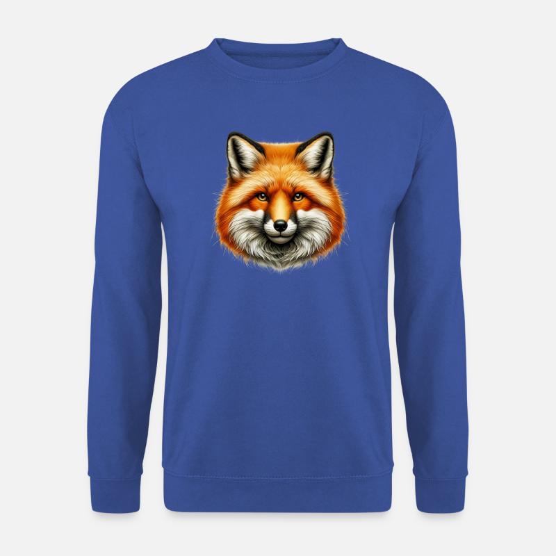 Fuchs - Unisex Pullover - Royalblau