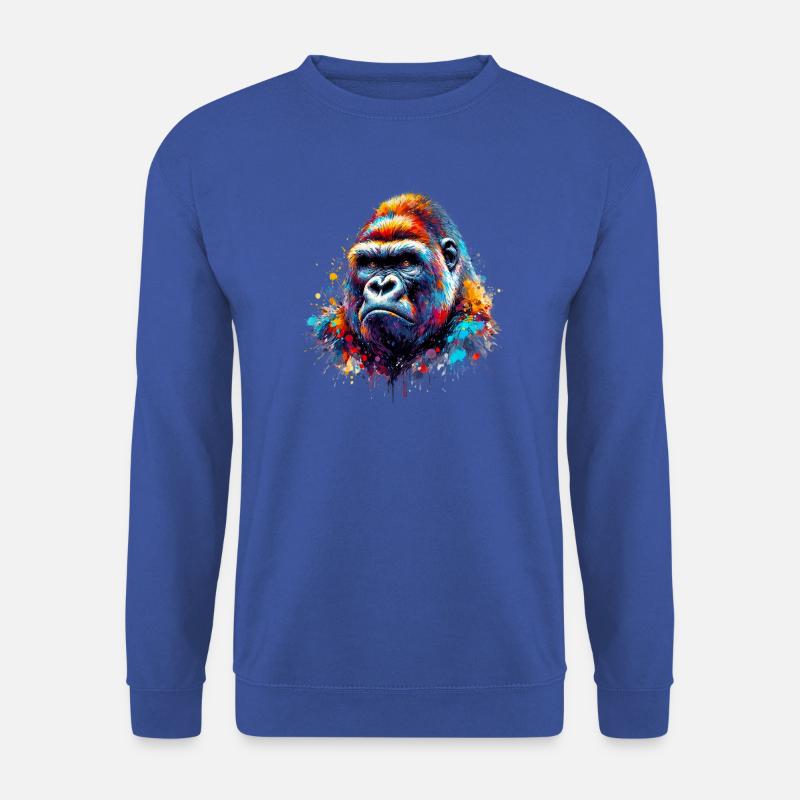 Gorilla - Unisex Pullover - Royalblau