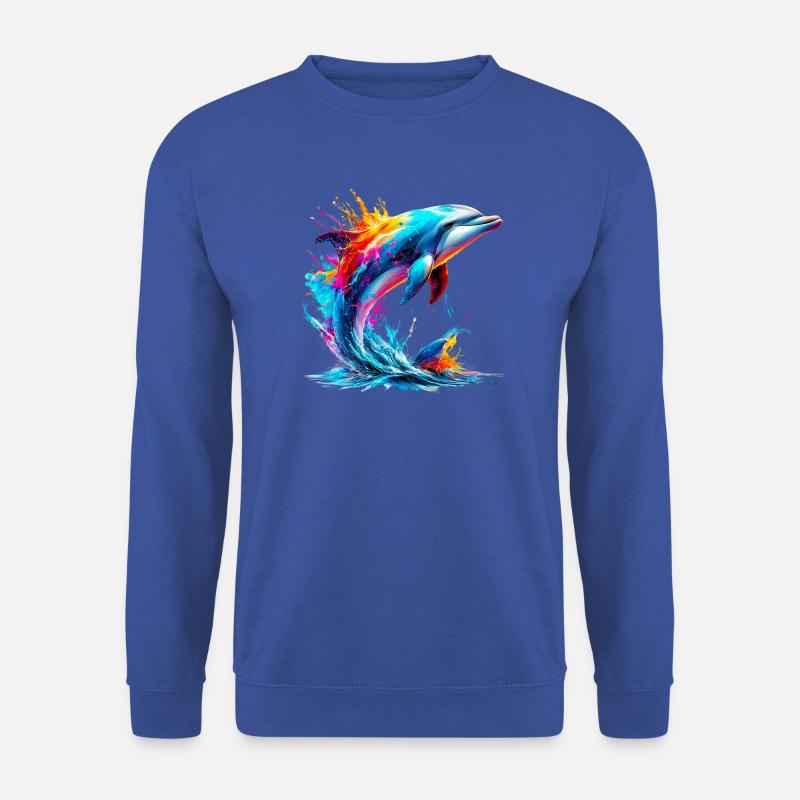 Dauphin - Sweat-shirt Unisexe - bleu royal