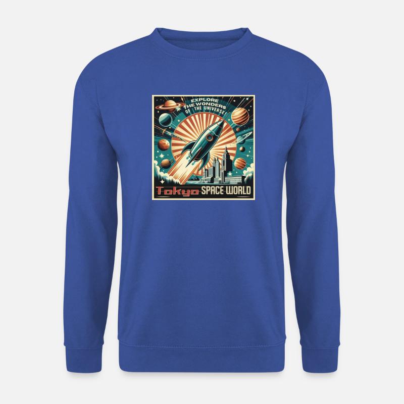 Tokyo Space World - Unisex Pullover - Royalblau