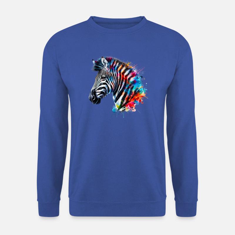 Zebra - Unisex Sweatshirt - royal blue