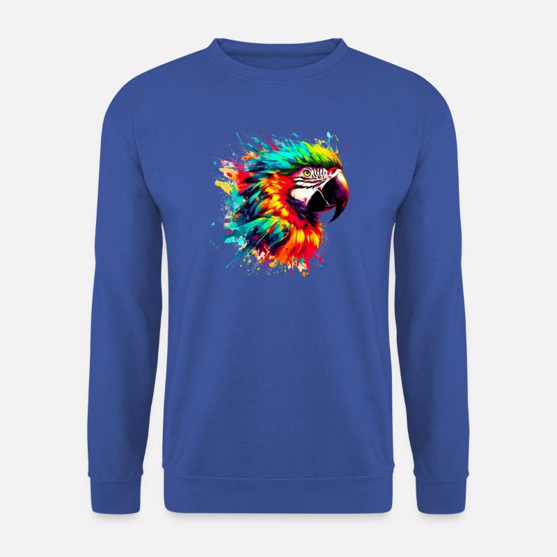 Papagei - Unisex Pullover - Royalblau