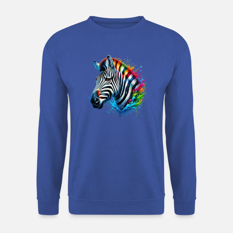 Zebra - Unisex Sweatshirt - royal blue