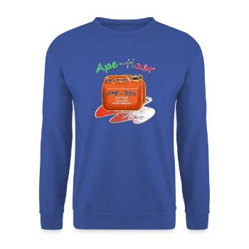 APE-rol tip APE-tizer - Unisex Sweatshirt - royal blue - Front - Alina (178cm) & Michal (187cm)