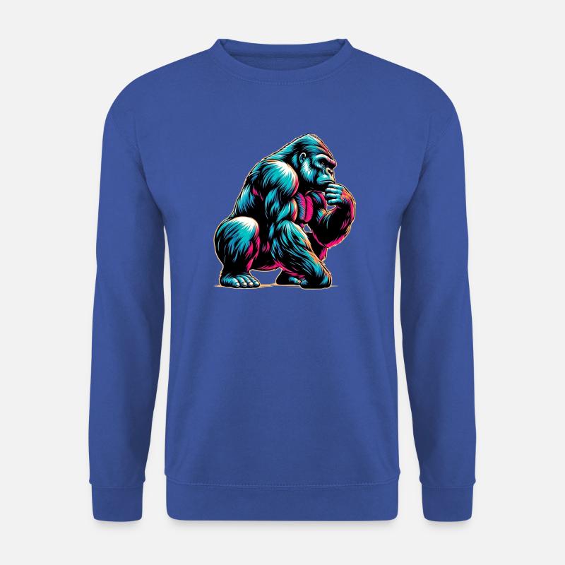 Gorilla - Unisex Pullover - Royalblau