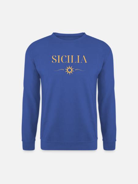 Sizilianische Sonne Küstenmuster - Unisex Pullover - Royalblau