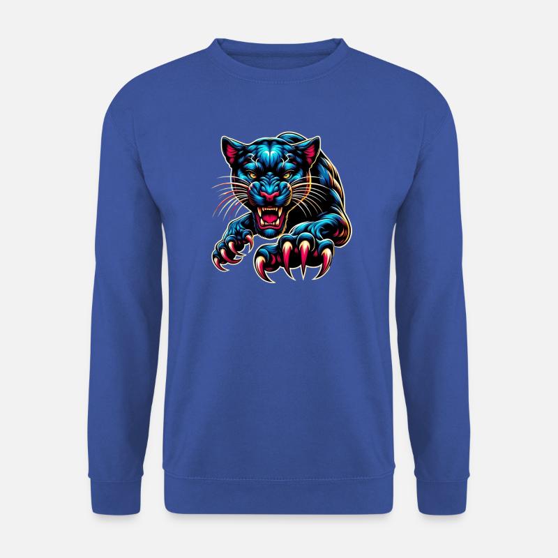 Panther - Unisex Pullover - Royalblau