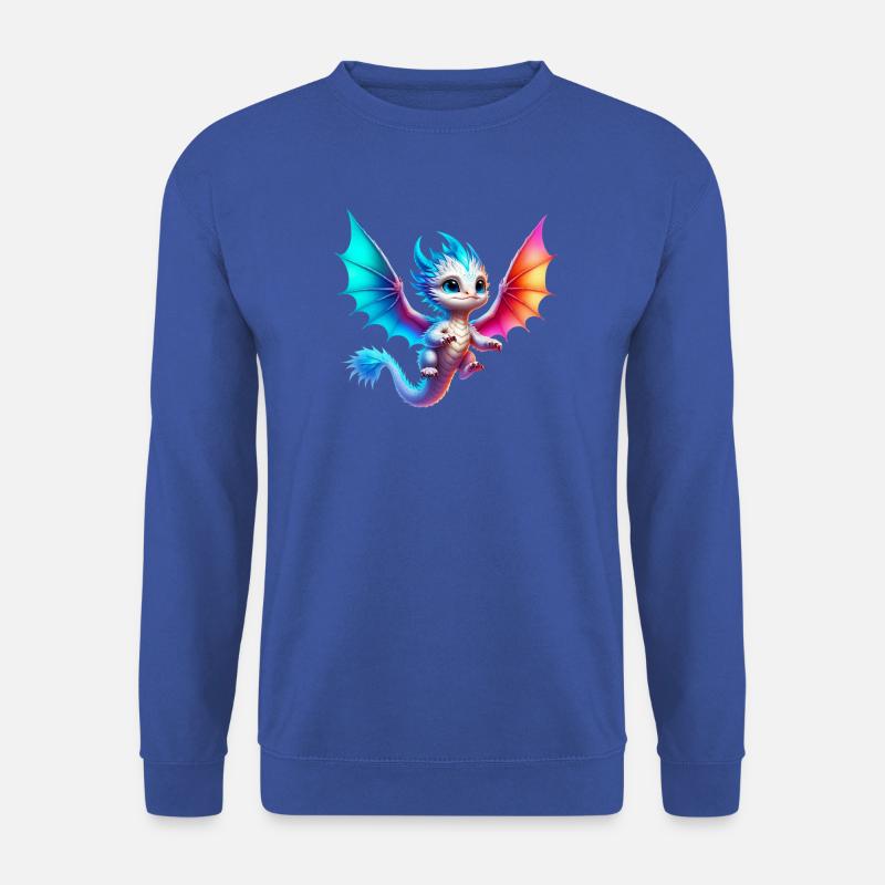 Drache - Unisex Pullover - Royalblau