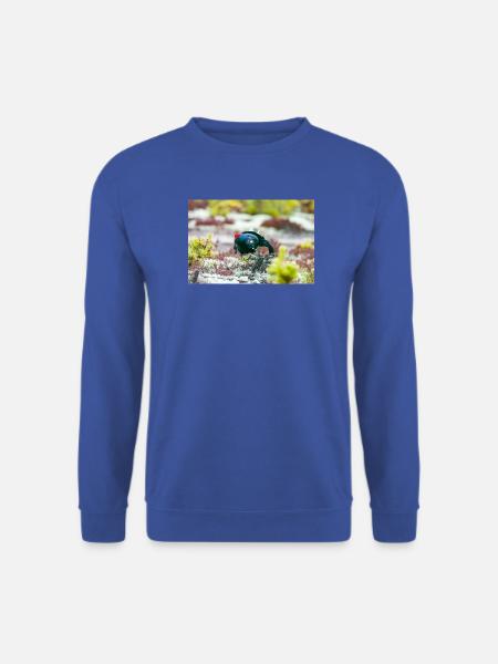 Birkhahn im Moos DSC 3331 - Unisex Pullover - Royalblau