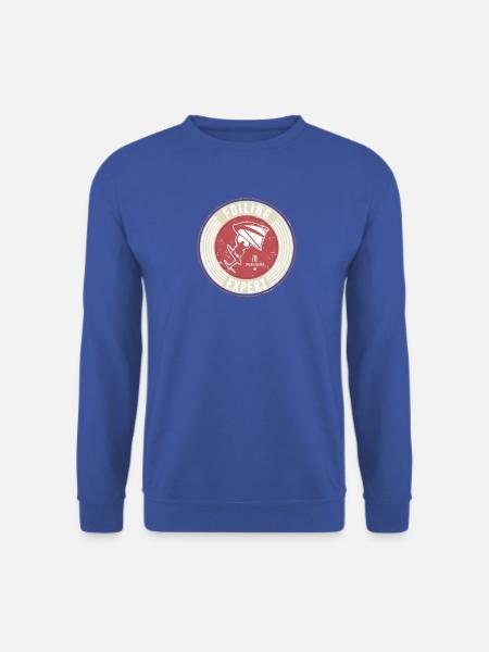 Vintage Label Wingfoilen - Unisex Pullover - Royalblau