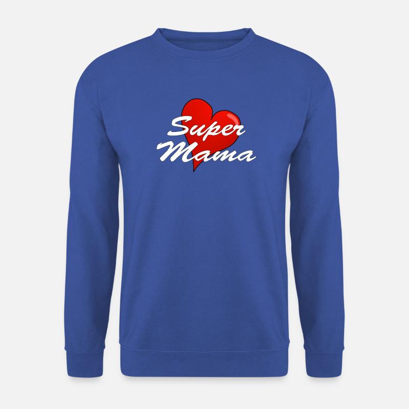SUPER MAMA - Unisex Pullover - Royalblau