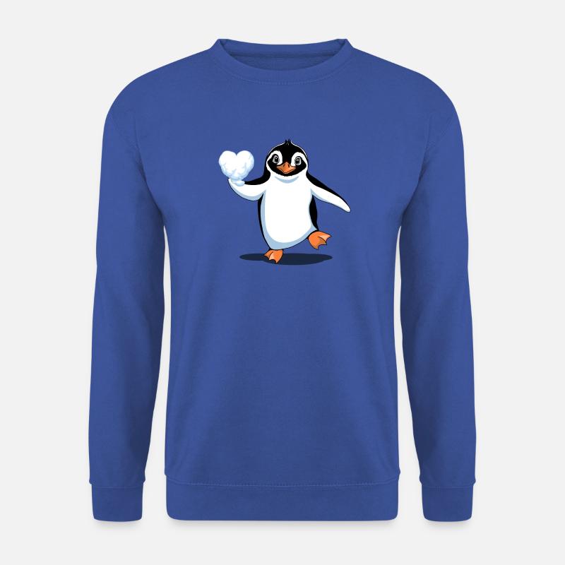 Verliebter Pinguin - Unisex Pullover - Royalblau