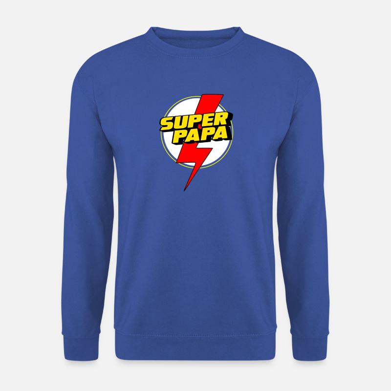 Super-Papa - Unisex Pullover - Royalblau