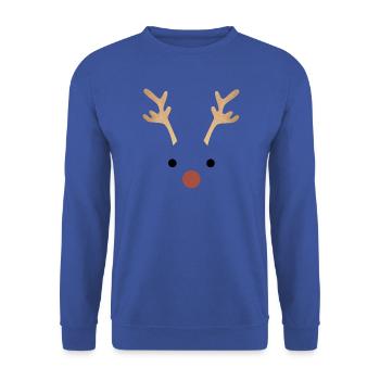 Oh, mon Dieu - Sweat-shirt Unisexe - bleu royal - Devant - Alina (178cm) & Michal (187cm)