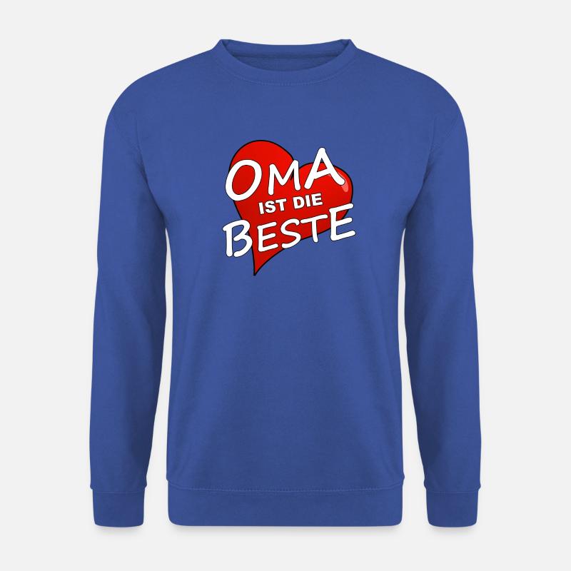 OMA IST DIE BESTE - Unisex Pullover - Royalblau