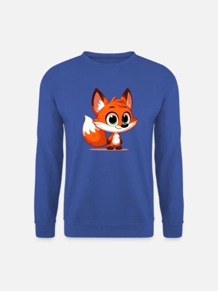 Fuchs - Unisex Pullover - Royalblau