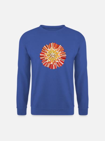 SeelenBlüten Lebensfreude - Sonja Ariel von Staden - Unisex Pullover - Royalblau