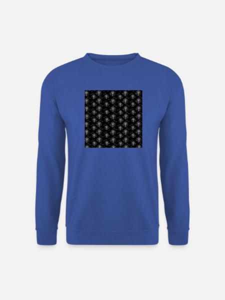 Gothischer Fledermaus-Webmuster - Unisex Pullover - Royalblau