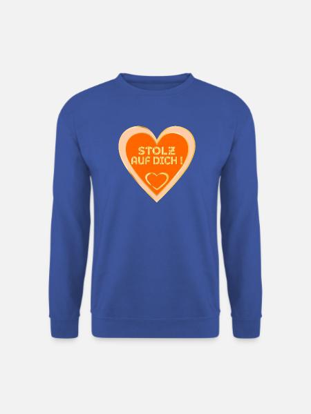 STOLZ AUF DICH - Unisex Pullover - Royalblau