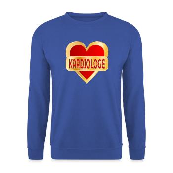 FACHARZT DER KARDIOLOGIE - KARDIOLOGE - Unisex Pullover - Royalblau - Vorne - Alina (178cm) & Michal (187cm)