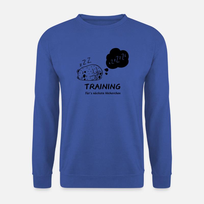 Training fürs Nickerchen - Unisex Pullover - Royalblau