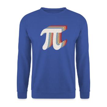 Frohen Pi Tag - Unisex Pullover - Royalblau - Vorne - Alina (178cm) & Michal (187cm)
