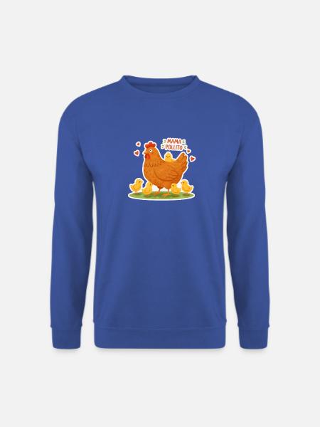 Super Mama Henne - Unisex Pullover - Royalblau