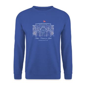 Copenhagen, SMK Art Museum, Drawing Denmark - Unisex Sweatshirt - royal blue - Front - Alina (178cm) & Michal (187cm)
