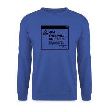 Agent of the Basilisk - Unisex Pullover - Royalblau - Vorne - Alina (178cm) & Michal (187cm)
