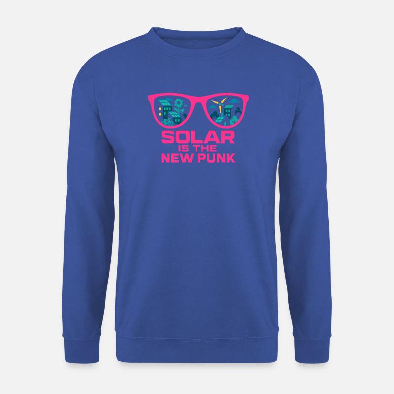 Solar Is the New Punk - Unisex Pullover - Royalblau
