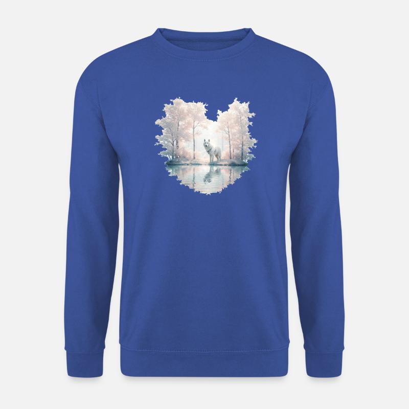 Traum Wolf - Unisex Pullover - Royalblau