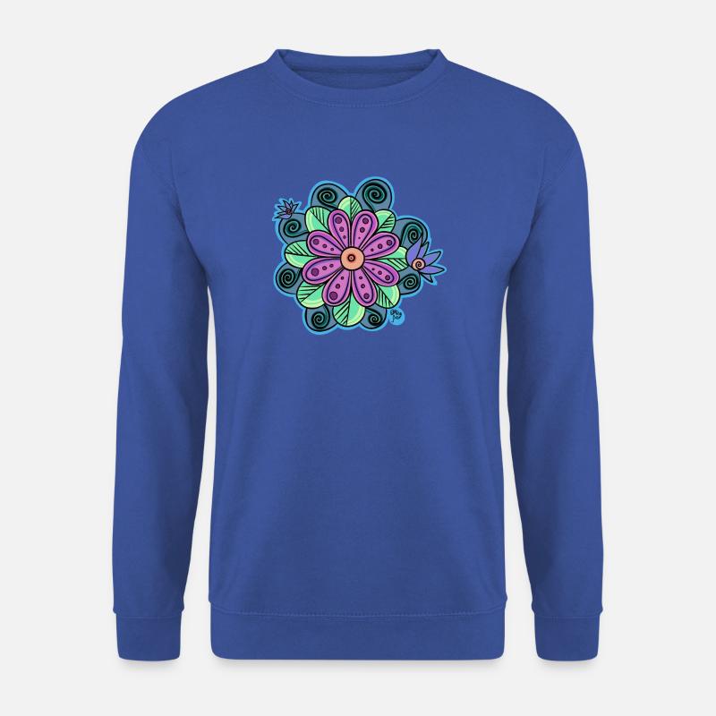 Blume - Unisex Pullover - Royalblau