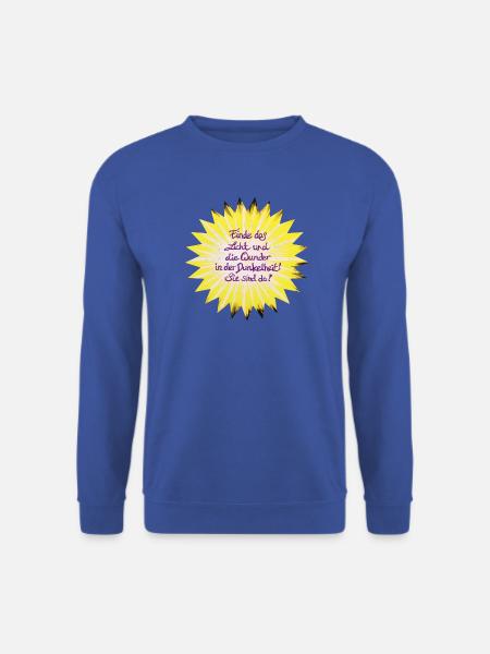 Licht & Dunkelheit Juni 2025 Sonja Ariel vonStaden - Unisex Pullover - Royalblau