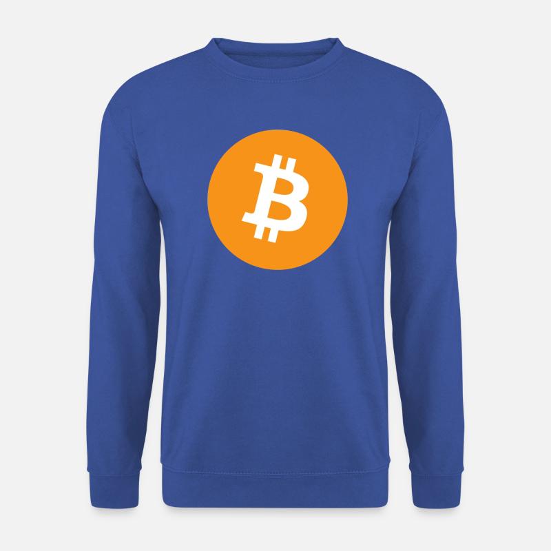 Bitcoin-Logo - Unisex Pullover - Royalblau