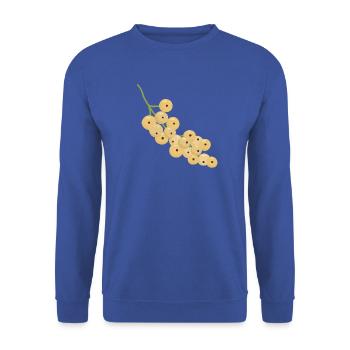 Weiße Johannisbeere Bund Illustration - Unisex Pullover - Royalblau - Vorne - Alina (178cm) & Michal (187cm)