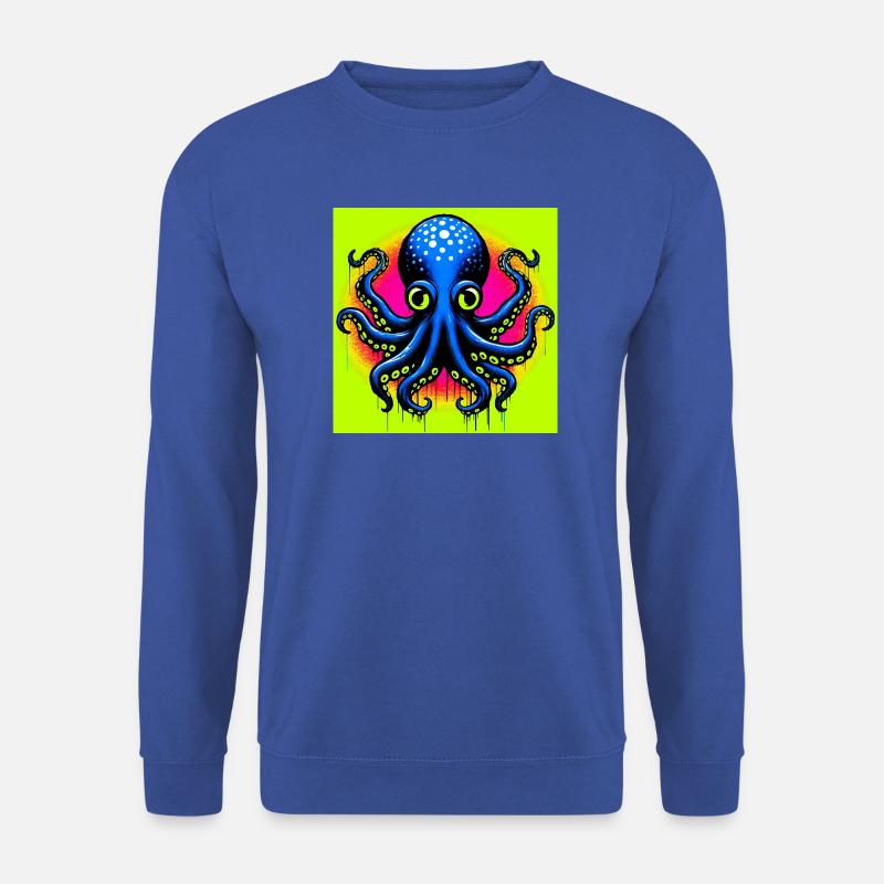 Krake - Unisex Pullover - Royalblau