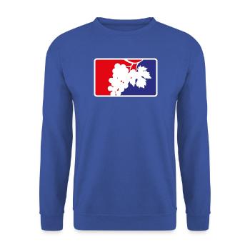 MLW - Major League Weinbau - Unisex Pullover - Royalblau - Vorne - Alina (178cm) & Michal (187cm)