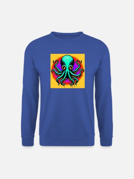 Krake - Unisex Pullover - Royalblau