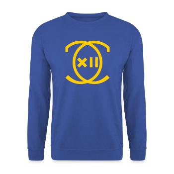 Karl XII. - Unisex Pullover - Royalblau - Vorne - Alina (178cm) & Michal (187cm)
