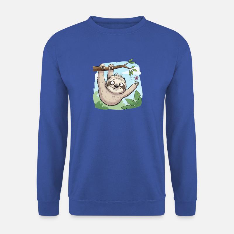 Faultier - Unisex Pullover - Royalblau